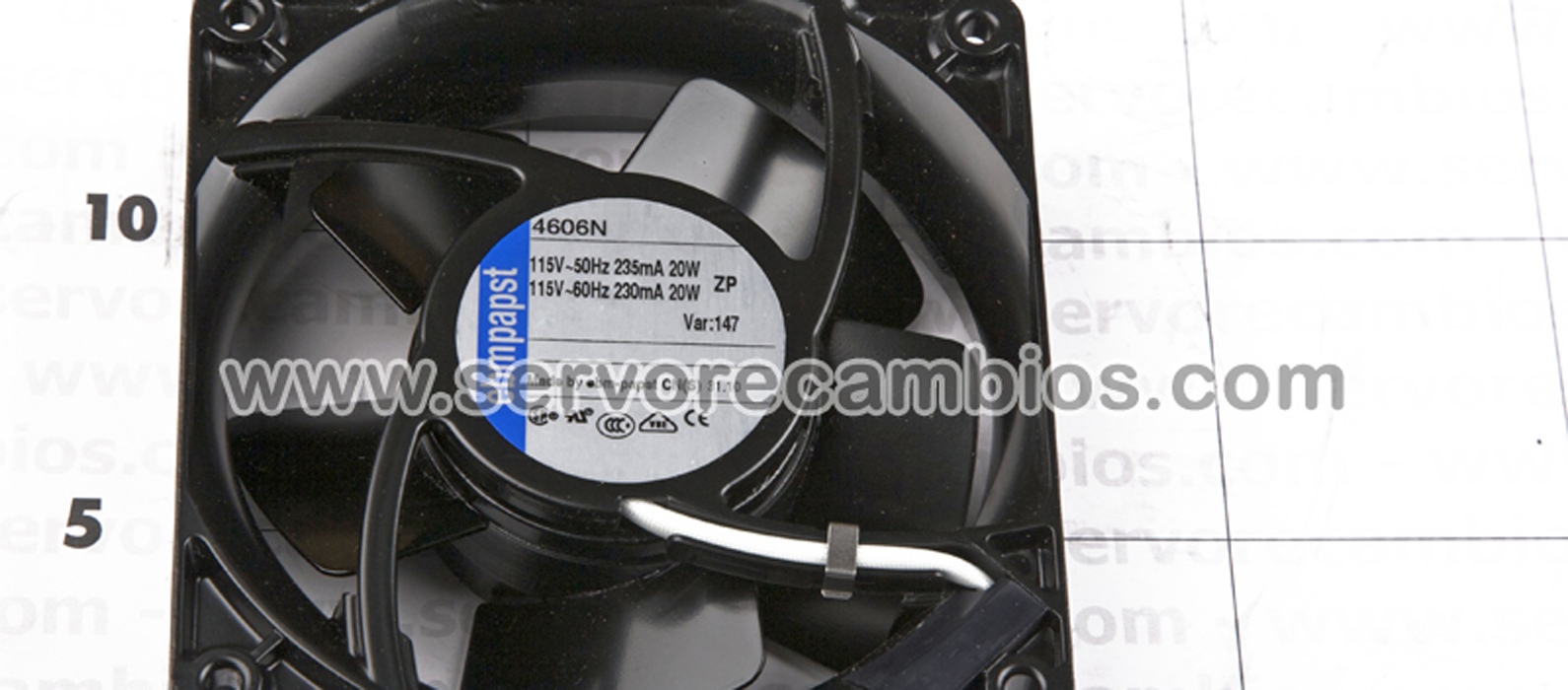 COMPACTOS AXIALES C.A. 119 x 119 x 38